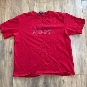 Nautica NS-83 Red Short Sleeve Tee